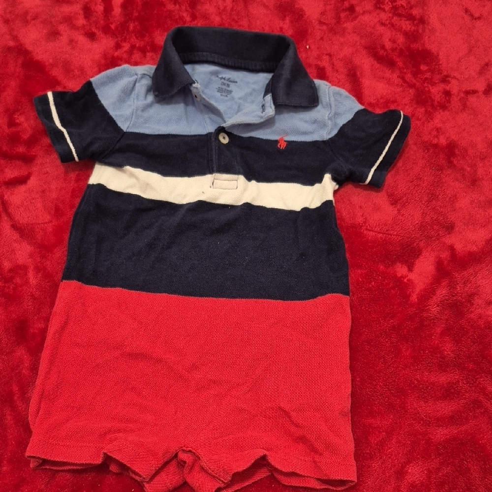 Ralph Lauren Striped Romper